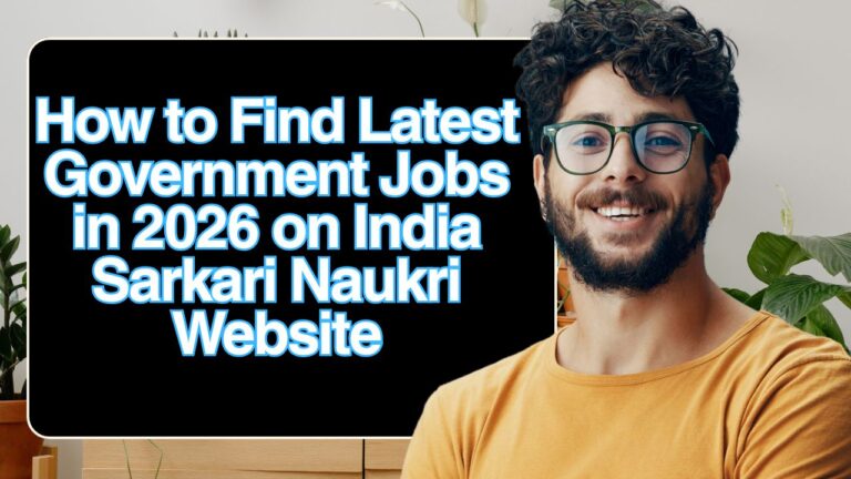 How to Find Latest Government Jobs 2026