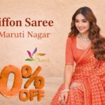 Chiffon saree in Maruti Nagar