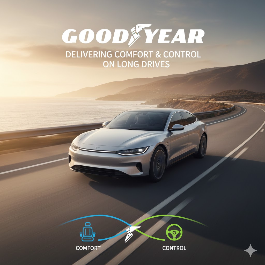 How Goodyear Delivers Comfort and Control on Long Drives