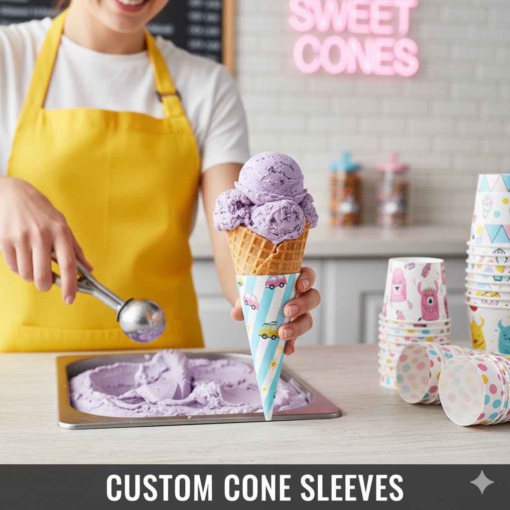 waffle cone paper
