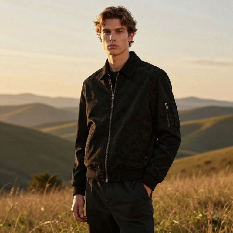 seude leather jacket