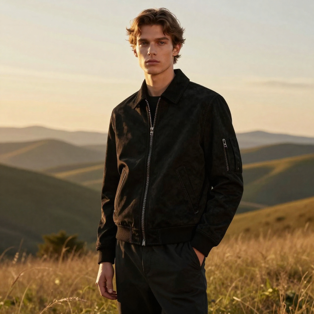 seude leather jacket