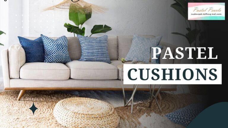 pastel cushions