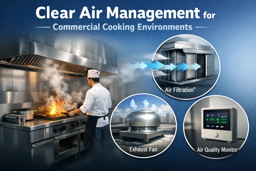 Clear Air Management for Commercial Cooking Environments