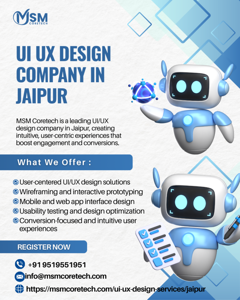UI UX company in Jaipur