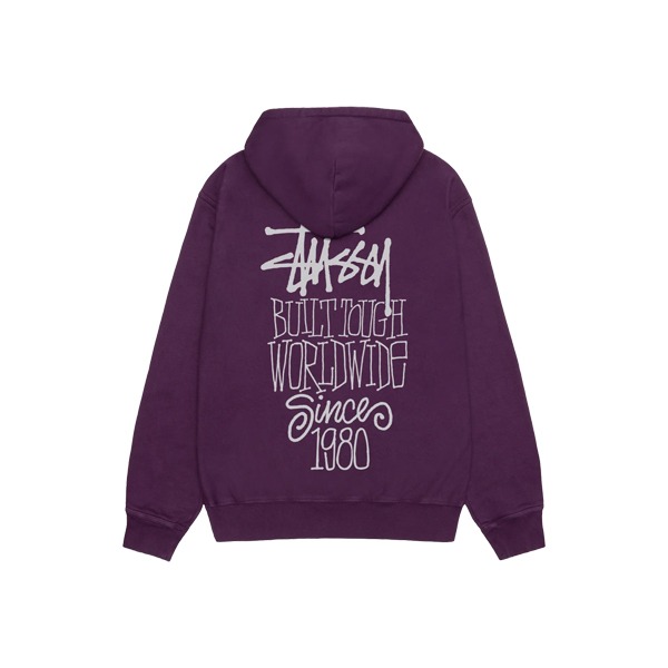 Pull-a-capuche-violet-stussy