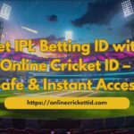 **Alt text:** Colorful cricket stadium under bright floodlights at night with a full crowd and illuminated roof. Large text in the center reads “Get IPL Betting ID with Online Cricket ID – Safe & Instant Access,” with the website link “[https://onlinecricketid.com”](https://onlinecricketid.com”) displayed below and the Online Cricket ID logo in the top-left corner.