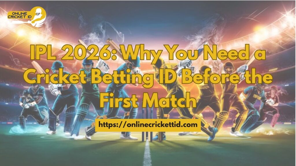 IPL 2026 Why You Need a Cricket Betting ID Before the First Match
