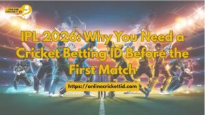 IPL 2026 Why You Need a Cricket Betting ID Before the First Match