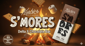 Kushies S'mores Delta 9 Chocolate Bar