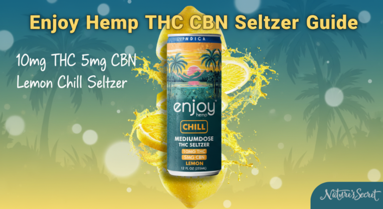 Enjoy Hemp THC CBN seltzer