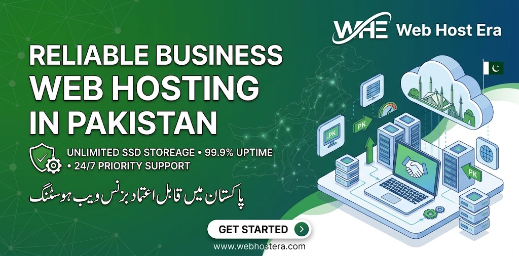 Reliable Business Web Hosting in Pakistan