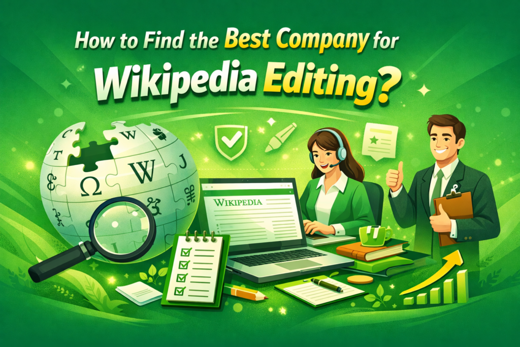 How to Find the Best Company for Wikipedia Editing