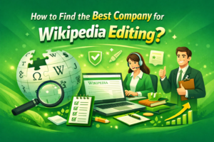 How to Find the Best Company for Wikipedia Editing