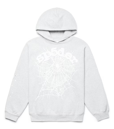 Sp5der OG Web Hoodie Heather Grey
