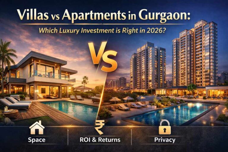 Villas vs Apartments in Gurgaon 2026 Luxury Real Estate Guide