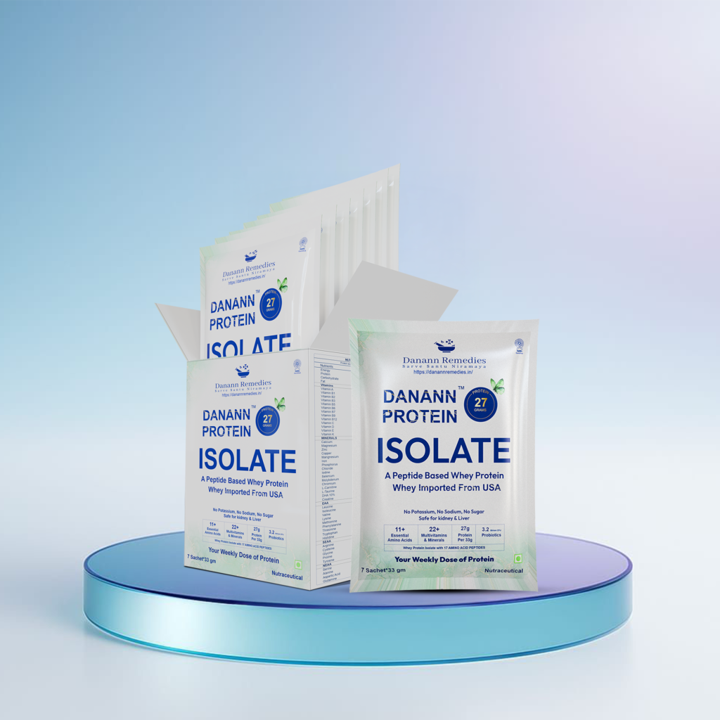 danann isolate protien sacthe