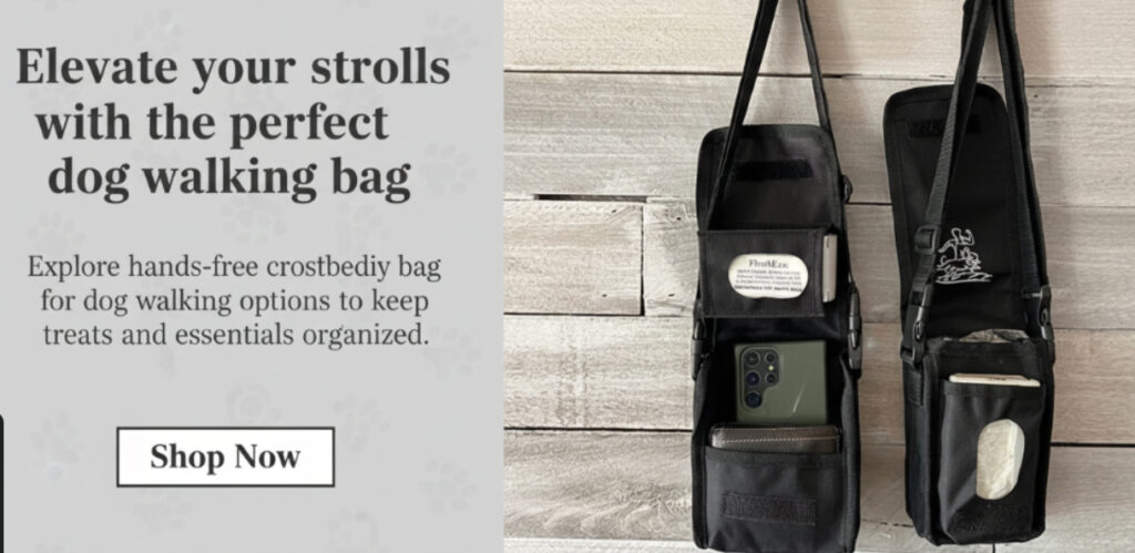 dog walking bag