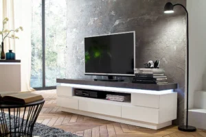 Create a Warm Interior with a Fireplace TV Stand