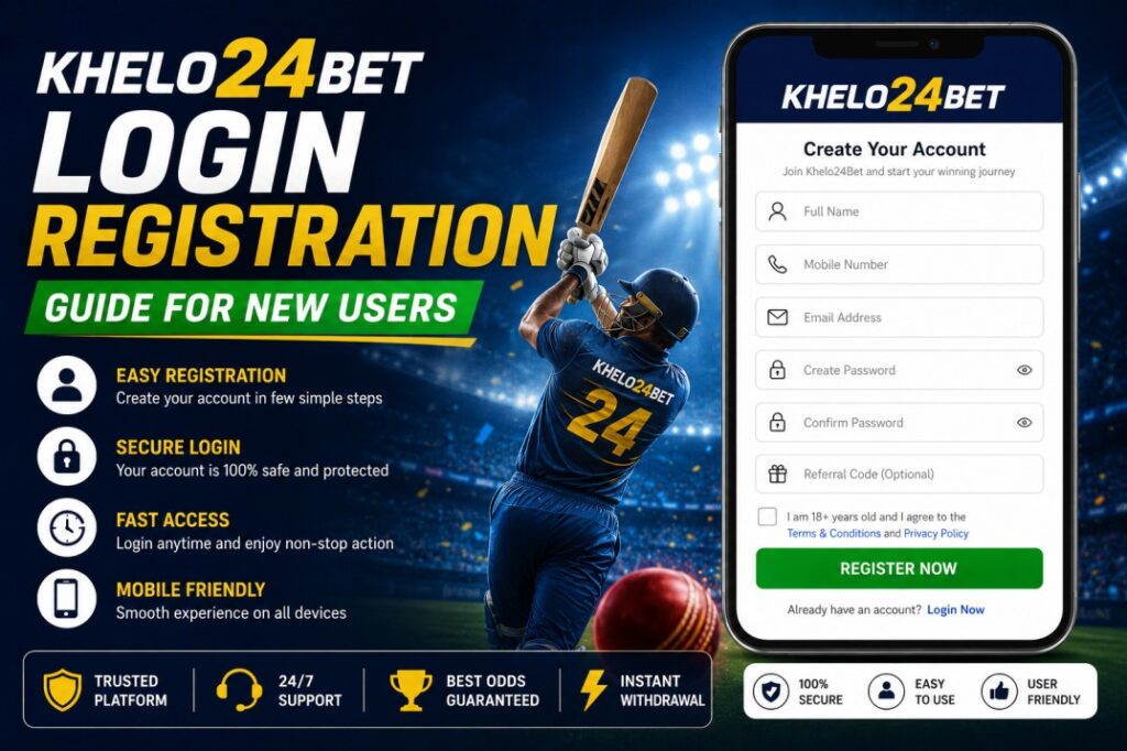 Khelo24Bet Login Registration Guide for New Users