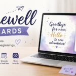 free leaving card online