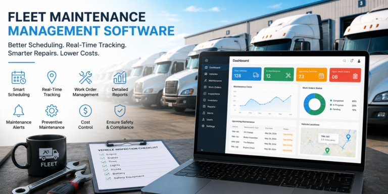 Fleet Maintenance Management Software for Better Scheduling, Tracking, and Repairs