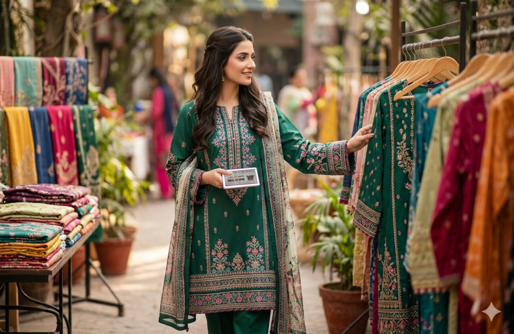 Best Embroidered Lawn Suits Online in Pakistan