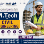 M.Tech in Civil Engineering