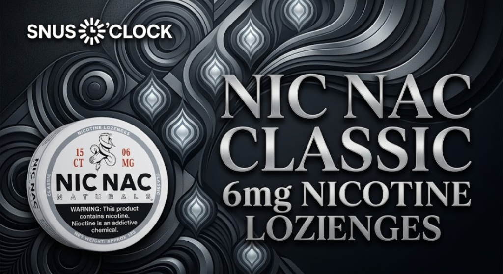 Nic Nac Classic 6mg Nicotine Lozenges 27