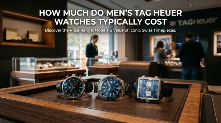 How Much Do Men's TAG Heuer Watches Typically Cost