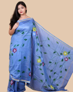 Chanderi silk saree
