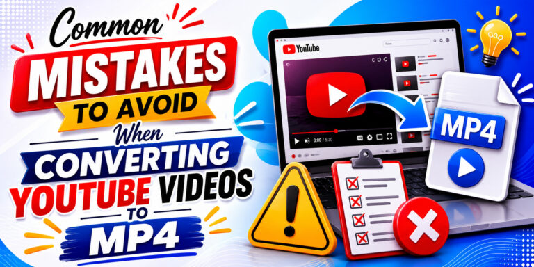 Mistakes to avoid in YouTube to MP4 conversion