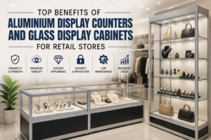 Top Benefits of Aluminium Display Counters and Glass Display Cabinets for Retail Stores