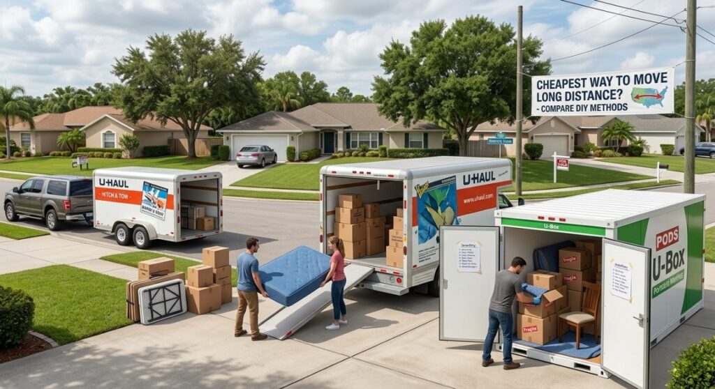 What Is the Cheapest Way to Move Long Distance