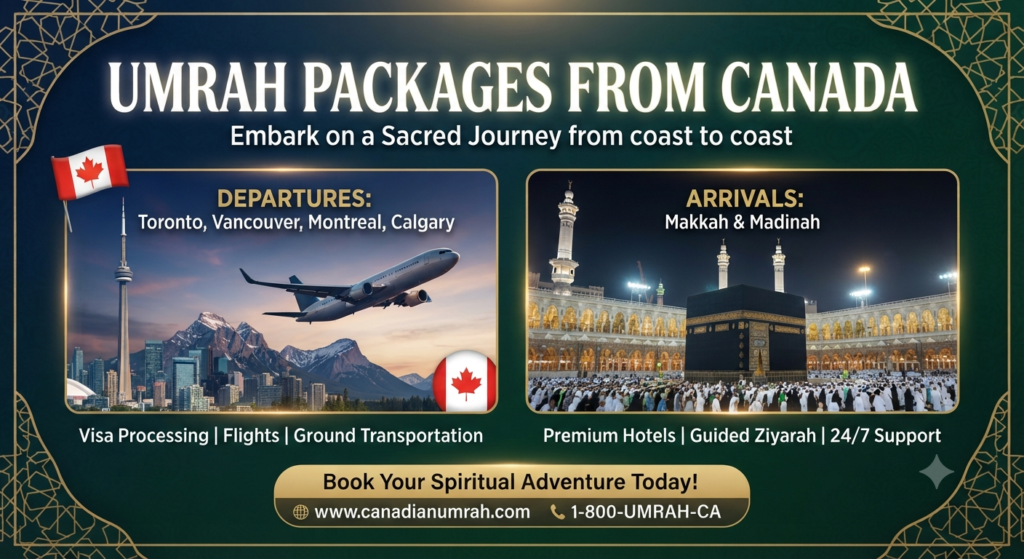 Umrah packages from Canada