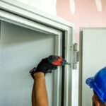 Steel door repairs