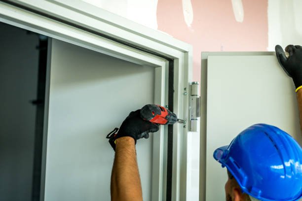 Steel door repairs