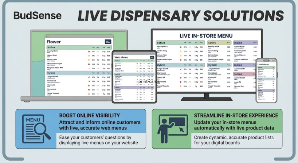 High-Converting Cannabis Online Menus | POS-Integrated Web Menus