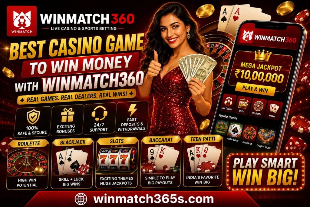 Best Casino Game to Win Money With Winmatch360