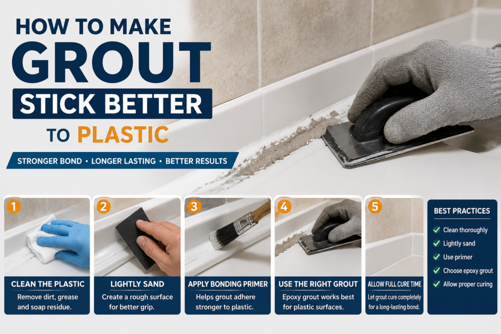 grout sticks