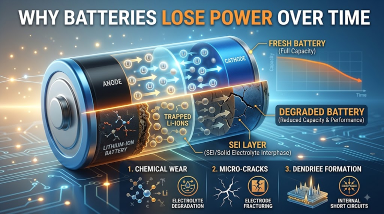 Why Batteries Lose Power Over Time