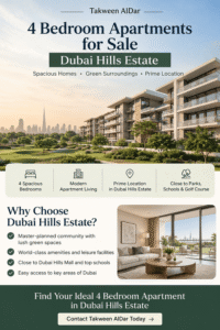 4 bedroom apartments for sale dubai hills estate