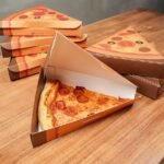 Custom pizza slice boxes with logo