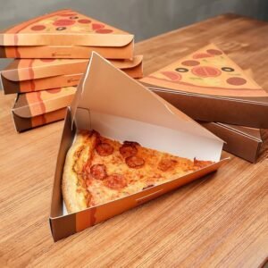 Custom pizza slice boxes with logo