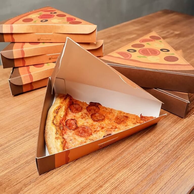 Custom pizza slice boxes with logo