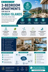 3 bedroom apartments for sale Dubai Islands