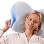 Derila Ergo ergonomic pillow with contoured memory foam design for head and neck support