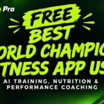 Free Best World Champion Fitness App USA - Free Fuelish Pro App: AI Fitness & Nutrition App for Athletes