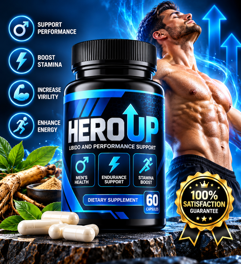 Hero Up Performance Supplement Ad