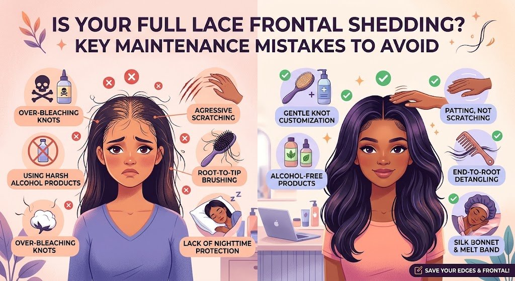 Is Your Full Lace Frontal Shedding